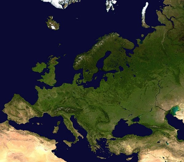 [Map of Europe]